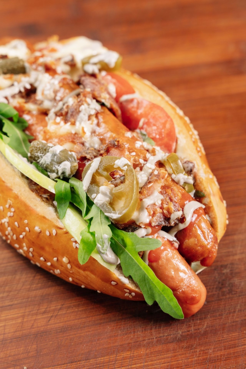 ჰოთდოგი სოსისების მიქსით