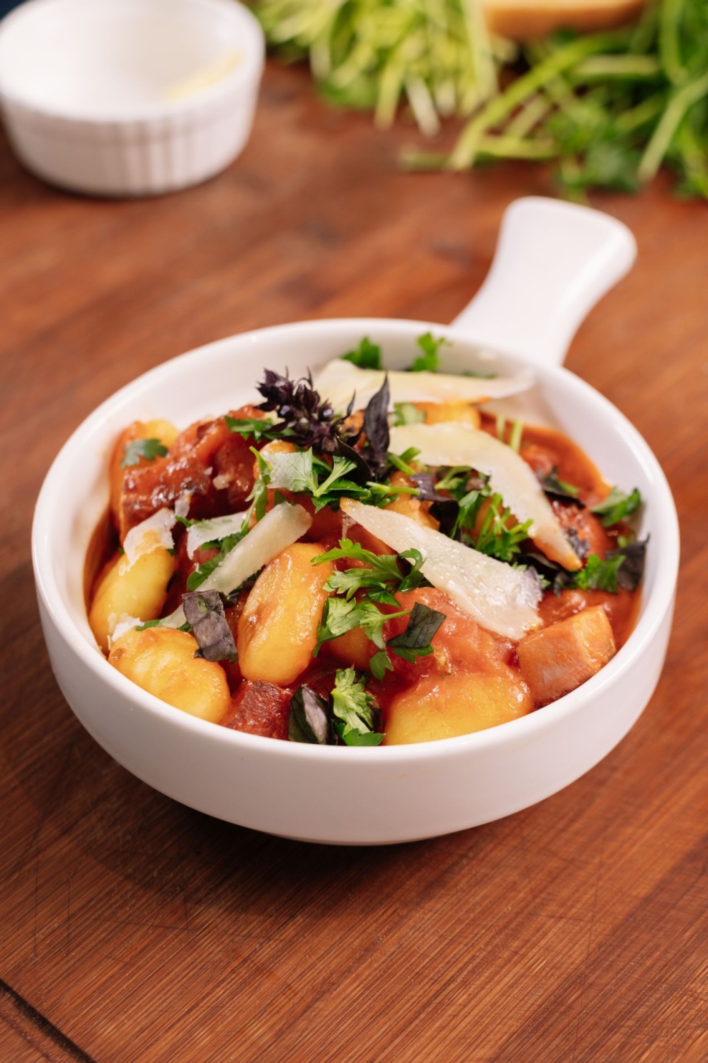 ნიოკი თაფლითა და ბეკონით