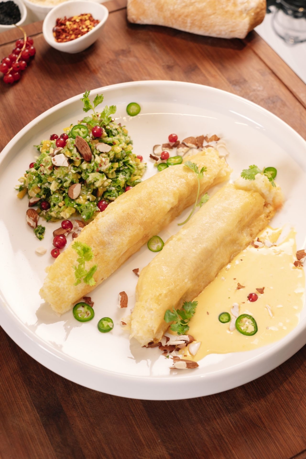 ღომდოგი ავოკადოს სალსით